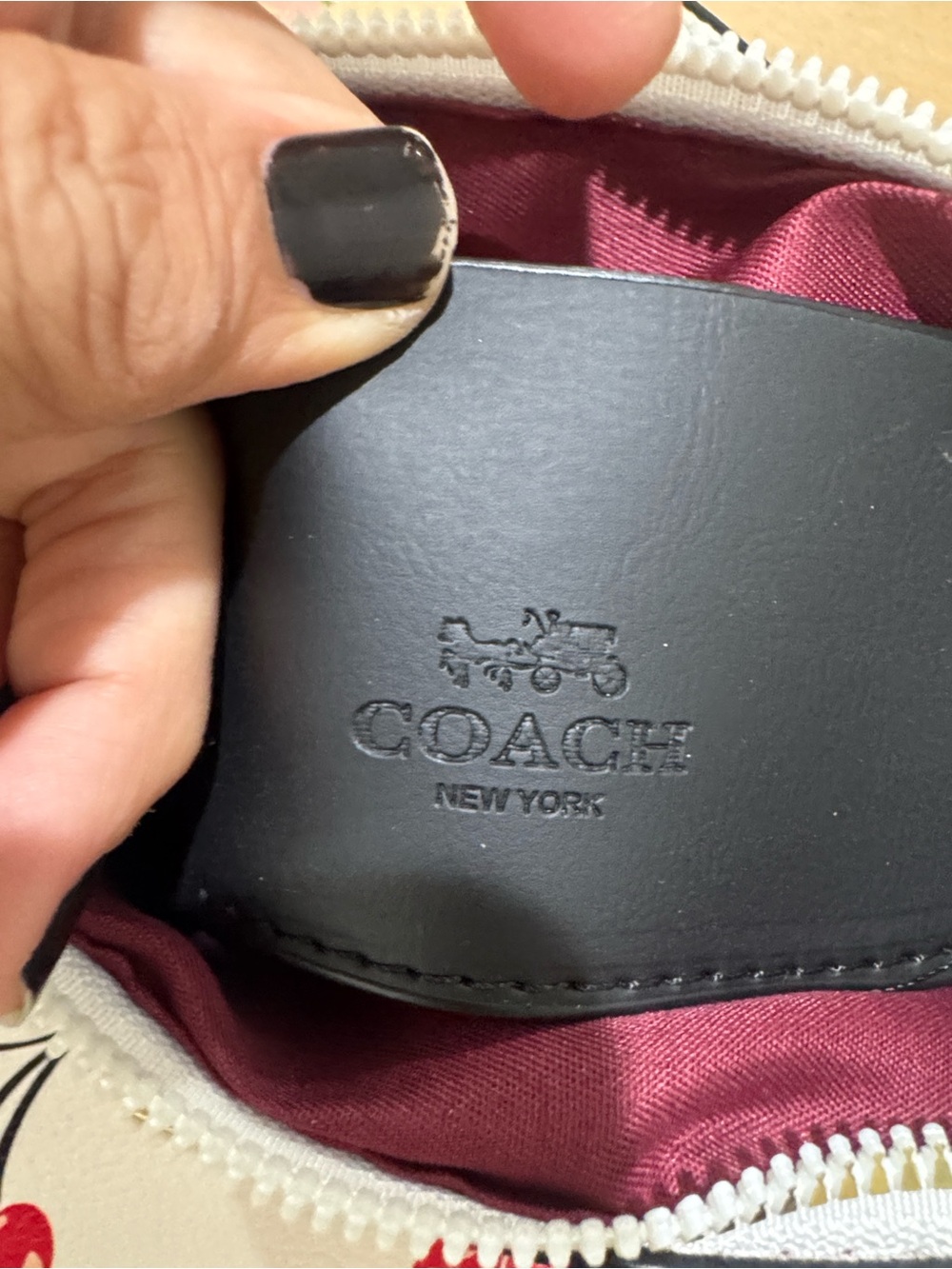 Coach White Cherry Mini Crossbody with Matching Pouches - Picture 4 of 4